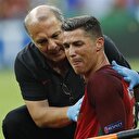 Ronaldo sahayı sedyeyle terk etti