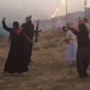 Hain saldırıyı gören Kürt kadın dizlerini döverek feryat etti