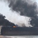 Gemi söküm şantiyesinde yangın