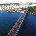 Maraton havadan görüntülendi