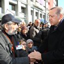 Erdoğan şehit ailelerin yanında