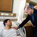 Cumhurbaşkanı Erdoğan yaralıları ziyaret etti
