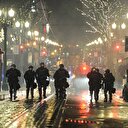 Trump karşıtlarına biber gazlı müdahale