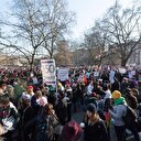 Londra'da Trump karşıtı yürüyüş