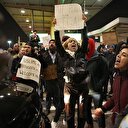 JFK Havalimanında Trump protestosu