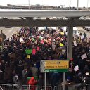 JFK Havalimanı'nda gözaltı protestosu