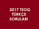 2017 TEOG Türkçe soruları, cevapları ve cevap anahtarı! MEB.gov.tr TEOG soruları