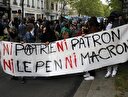 Fransız gençlerden protesto: Ne Macron Ne Le Pen