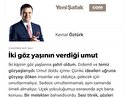 İki gözyaşının verdiği umut