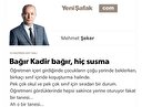 Bağır Kadir bağır, hiç susma