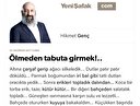 Ölmeden tabuta girmek!..
