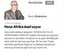 Hece Afrika özel sayısı
