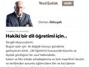 Hakiki bir dil öğretimi için..