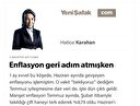 Enflasyon geri adım atmışken