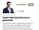 Sudan’daki siyasi durum ve gelişmeler