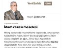 İdam cezası meselesi