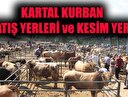 İstanbul Kartal kurban kesim yerleri! Kartal kurban satış yerleri!