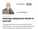 Anlamaya çalışıyorum: Saçma ve ceza hali