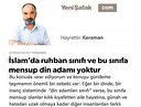İslam’da ruhban sınıfı ve bu sınıfa mensup din adamı yoktur