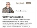 Gemiyi kurtaran adam