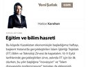 Eğitim ve bilim hasreti