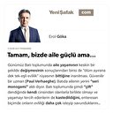 Tamam, bizde aile güçlü ama…