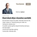Dost dost diye nicesine sarıldık