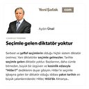 Seçimle gelen diktatör yoktur