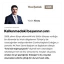 Kalkınmadaki başarının sırrı