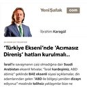 ‘Türkiye Ekseni’nde ‘Acımasız Direniş’  hatları kurulmalı..