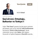 Soçi zirvesi, Ortadoğu, Balkanlar ve Türkiye-1