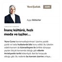 İnanç kültürü, hızlı moda ve işçiler…