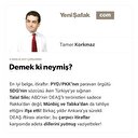 Demek ki neymiş?