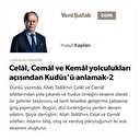 Celâl, Cemâl ve Kemâl yolculukları açısından Kudüs’ü anlamak-2