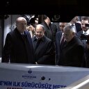 Erdoğan Üsküdar-Ümraniye metrosunda ilk sefere katıldı