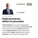 Kudüs kararlarının etkileri ve yansımaları