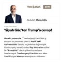 ‘Siyah Güç’ten Trump’a cevap!
