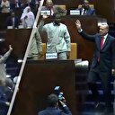 Cumhurbaşkanı Erdoğan Sudan Meclisi'nde ayakta alkışlandı