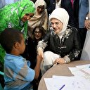 دار لتأهيل الأطفال المعاقين بالخرطوم تحتفي بزيارة أمينة أردوغان