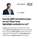 İran’da ABD’nin iştahını açan ne var? Mısır’a bu ilgisizliğin ardında ne var?