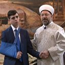 Diyanet İşleri Başkanı Erbaş Cuneydi'yi kabul etti