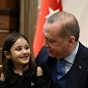 Cumhurbaşkanı Erdoğan Minik Irmak'ı kabul etti
