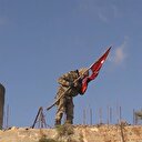 Mehmetçik Burseya Dağı'na Türk Bayrağını böyle astı!