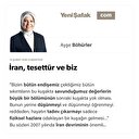 İran, tesettür ve biz