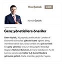 Genç yöneticilere öneriler