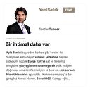 Bir ihtimal daha var