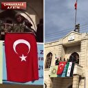 Türk bayrağı Afrin'de dalgalanıyor!