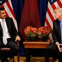 Trump Suudi Arabistan ve Katar liderleriyle görüştü