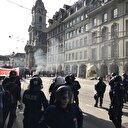 İsviçre polisinden PKK yandaşlarına müdahale