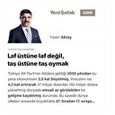Laf üstüne laf değil, taş üstüne taş oymak